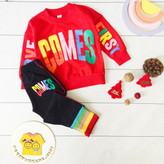 بلوز شلوار رنگین کمان بچگانه