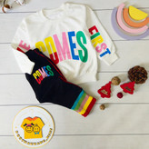 بلوز شلوار رنگین کمان بچگانه