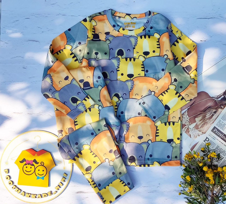 بلوز شلوار راحتی بچگانه