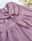 پیراهن یقه کراواتی دخترانه