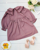 پیراهن یقه کراواتی دخترانه