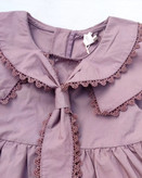 پیراهن یقه کراواتی دخترانه