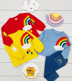 ست بلوز و شلوار بچگانه رنگین کمان