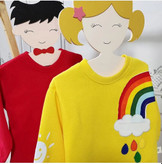 ست بلوز و شلوار بچگانه رنگین کمان