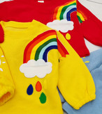 ست بلوز و شلوار بچگانه رنگین کمان