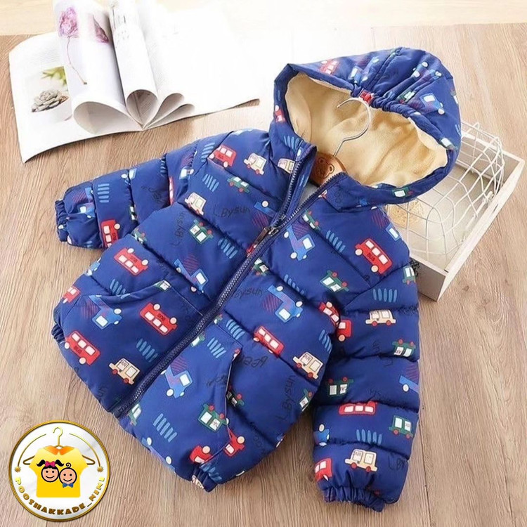 کاپشن خزدار بچگانه