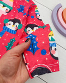 بلوز شلوار راحتی بچگانه طرح پنگوئن