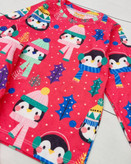 بلوز شلوار راحتی بچگانه طرح پنگوئن