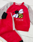 بلوز شلوار مخمل بچگانه