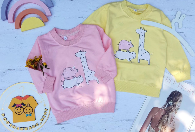 بلوز بچگانه زرافه ای