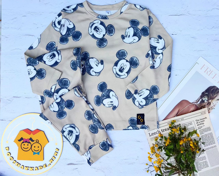 بلوز و شلوار میکی بچگانه