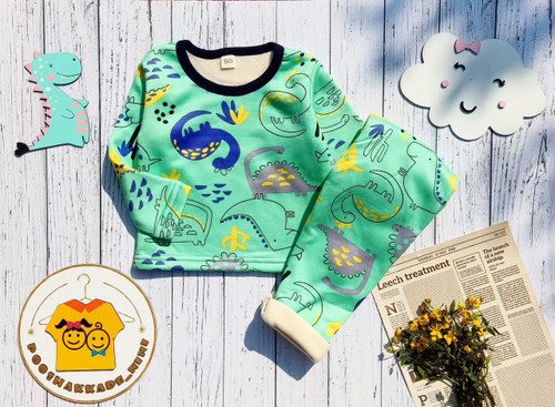 بلوز و شلوار توکرک بچگانه دایناسوری