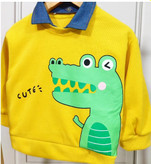 بلوز و شلوار جین تمساح بچگانه