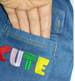 بلوز و شلوار جین تمساح بچگانه