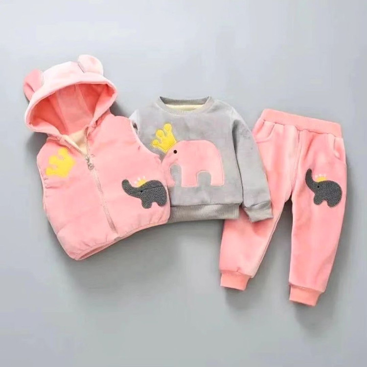 سه تکه مخمل بچگانه فیلی