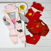 سه تکه مخمل بچگانه فیلی