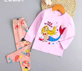 بلوز و شلوار راحتی پری دریایی دخترانه