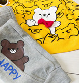 بلوز شلوار خرسی کبریتی بچگانه 006