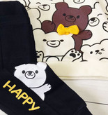 بلوز شلوار خرسی کبریتی بچگانه 006