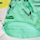 تیشرت و شلوارک فانتزی بچگانه طرح تمساح