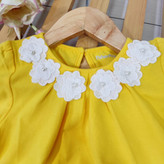 بلوز یقه مرواریدی دخترانه