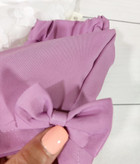 تاپ و شلوارک حریر دخترانه