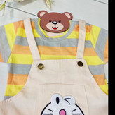 ست پیشبندی و تیشرت بچگانه