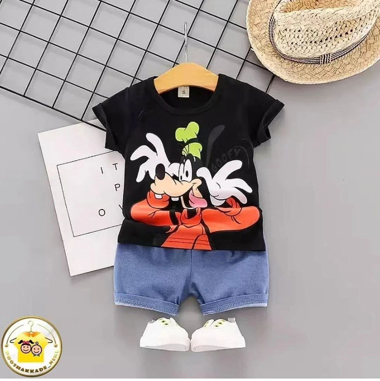 تیشرت و شلوارک بچگانه مدل گوفی