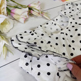 ست شومیز و شلوارک خال خالی دخترانه