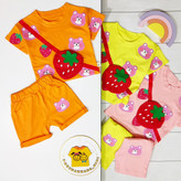 ست توت فرنگی بچگانه