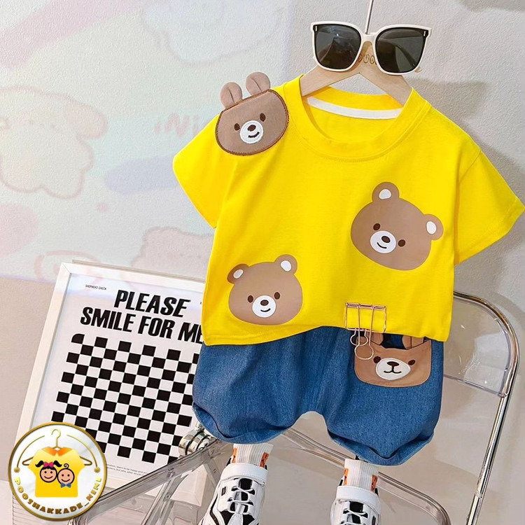 ست تیشرت و شلوارک فانتزی بچگانه