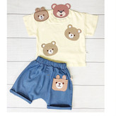 ست تیشرت و شلوارک فانتزی بچگانه