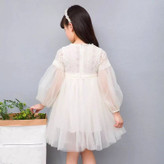 پیراهن گیپور مجلسی دخترانه