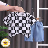 ست تیشرت و شلوارک تدی بچگانه