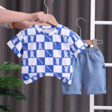 ست تیشرت و شلوارک تدی بچگانه