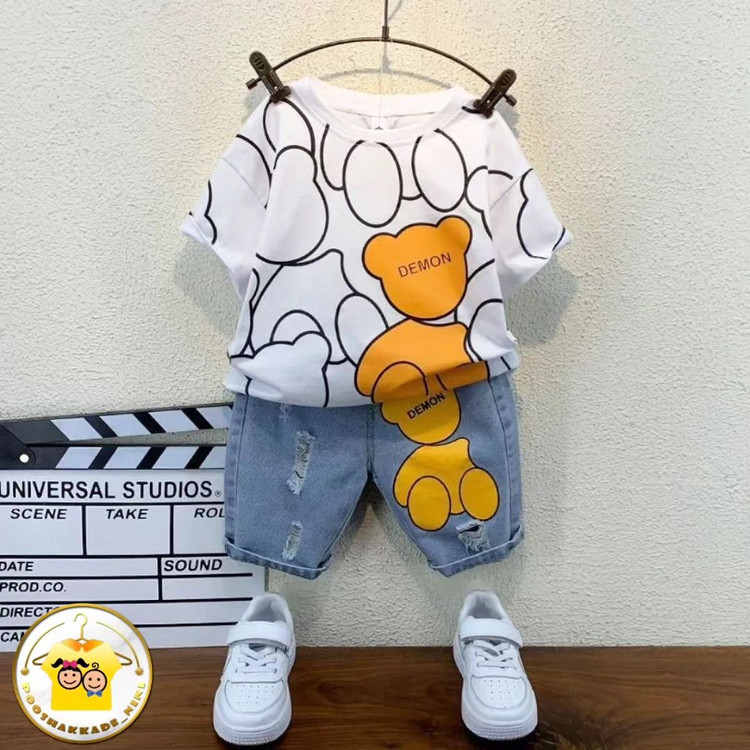 تیشرت شلوارک تدی اورجینال بچگانه