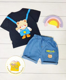 ست تیشرت شلوارک اورجینال خرسی بچگانه