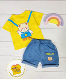 ست تیشرت شلوارک اورجینال خرسی بچگانه