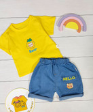 ست تیشرت شلوارک اورجینال خرسی بچگانه