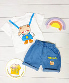 ست تیشرت شلوارک اورجینال خرسی بچگانه