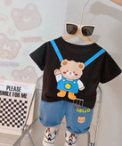 ست تیشرت شلوارک اورجینال خرسی بچگانه