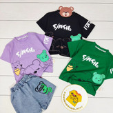 ست تیشرت و شلوارک تدی اورجینال بچگانه