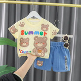 ست تیشرت و شلوارک فانتزی بچگانه