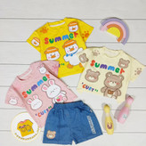 ست تیشرت و شلوارک فانتزی بچگانه