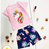 تیشرت و شلوارک یونیکورن بچگانه