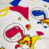 ست تیشرت و شلوارک بچگانه مدل دایناسور فضانورد