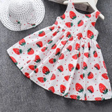 ست سارافون و کلاه توت فرنگی