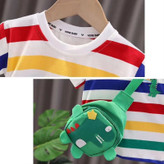 ست سه تکه تیشرت و شلوارک و کیف دراگون