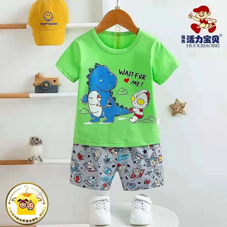 تیشرت شلوارک دایناسور کوچولو