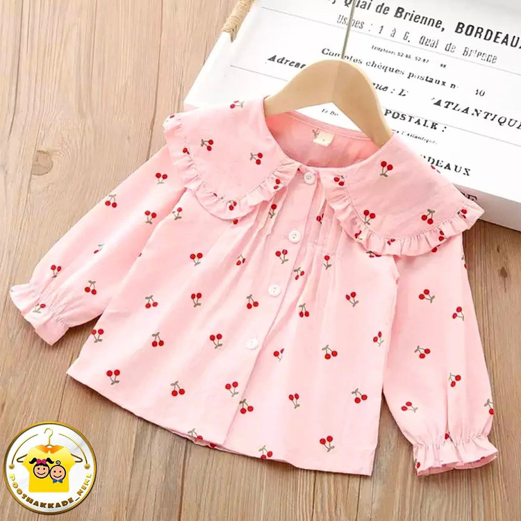 شومیز گیلاسی دخترانه